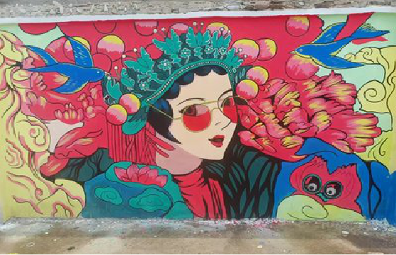 淮北墙体彩绘-网红墙