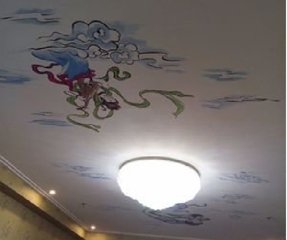 淮北如何快速绘制天花板上的手绘墙？