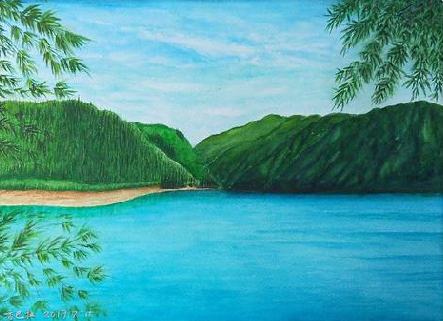 淮北在墙绘中，如何绘画绿水青山？