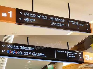 淮北如何通过商场标识牌引导客流分布？