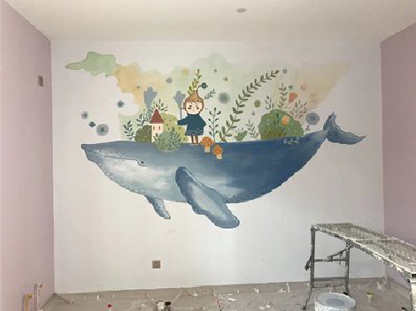 淮北手绘墙的特点及优势。